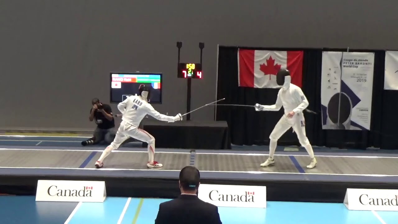 Individual SEMI – KANO vs BARDENET – 2019 Peter Bakonyi Vancouver Men's Epee World Cup