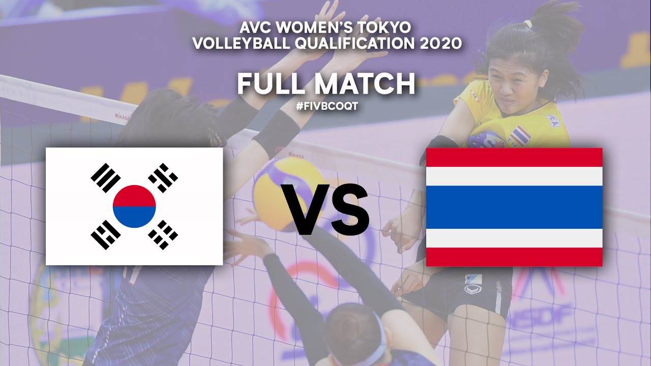 KOR vs.THA-フルマッチ| AVC女子東京バレーボール予選2020