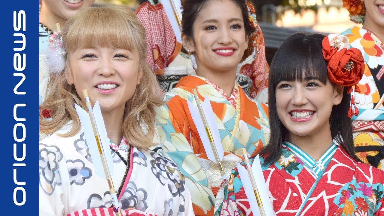 E-girls・Ami、新成人・藤井夏恋に「飲みすぎないで」 晴れ着姿でヒット祈願 Christine CoSmith