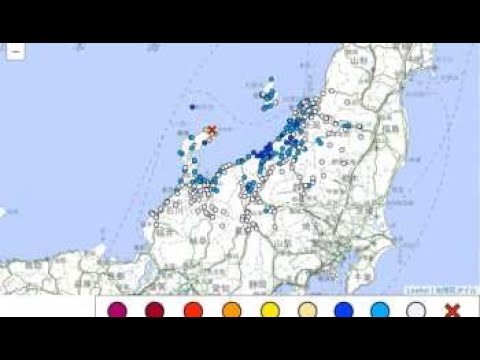 【地震情報】北陸で最大震度5弱の地震 富山県内は富山市、高岡市などで震度2