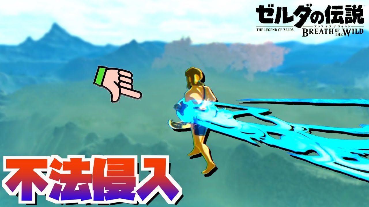 【検証】新舞空術BLSSでコログの森に不法侵入出来るのか?【ゼルダの伝説ブレスオブザワイルド】【Botw】