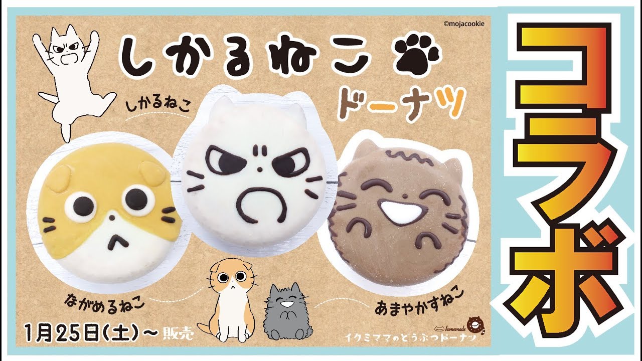 元住吉本店で限定販売★ドーナツ製造風景ご紹介★イクミママのどうぶつドーナツ!★20/01/26