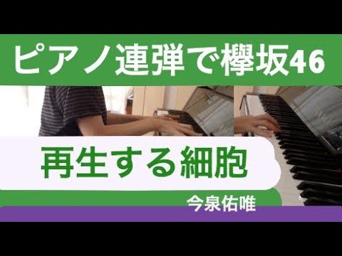 【欅坂46/今泉佑唯】再生する細胞 連弾ピアノで弾いてみた(耳コピ)ずーみん
