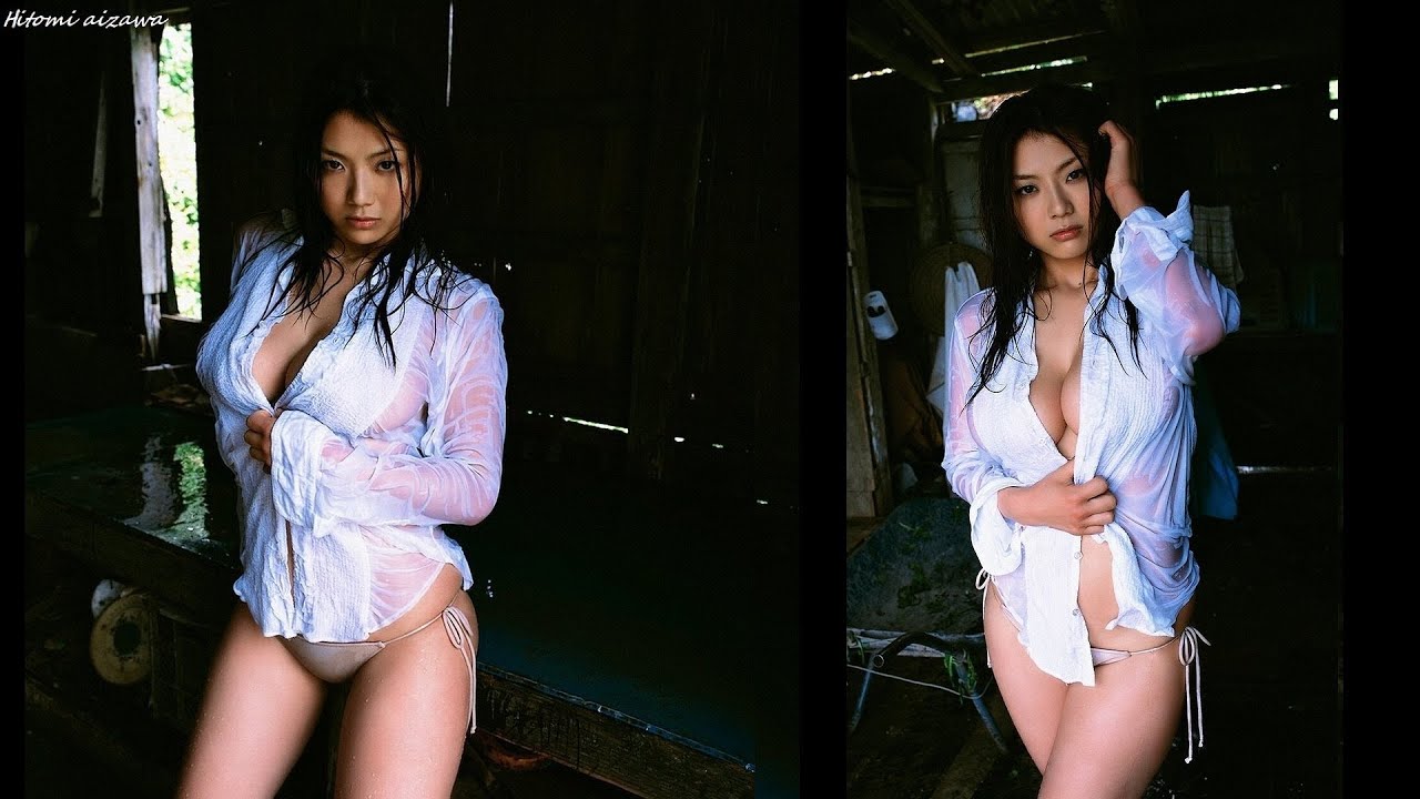 Japanese pin-up model *Hitomi Aizawa* Sexy Slide movies(54p)