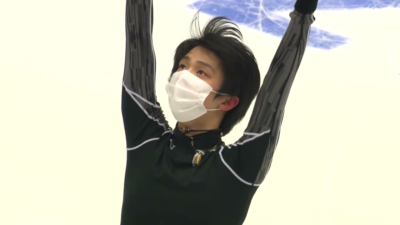 羽生結弦<世界フィギュアスケート選手権2021>3月22日・公式練習