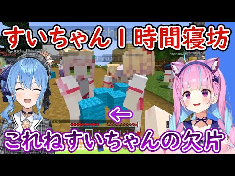 運動会当日に1時間寝坊してしまうすいちゃん【湊あくあ/星街すいせい/赤井はあと/紫咲シオン/不知火フレア/尾丸ポルカ/ホロライブ/切り抜き】