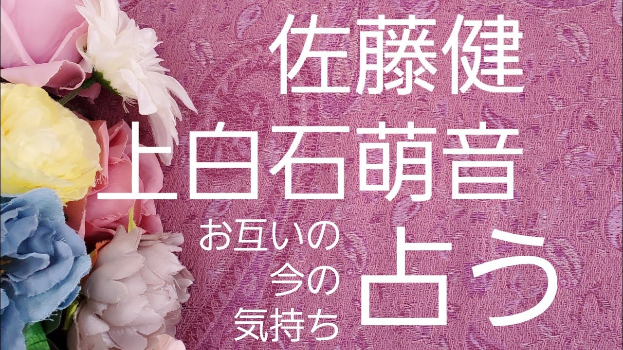 【占い】佐藤健、上白石萌音、お互いの今の気持ちをタロットでみた