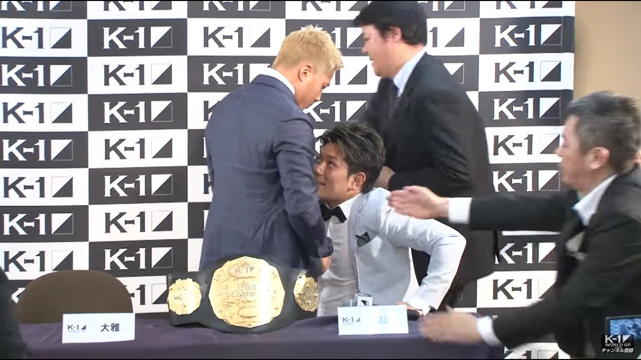 「K-1 WORLD GP」6.18(日)さいたま やりたい放題の皇治に大雅がキレた!/K-1 Press Conference