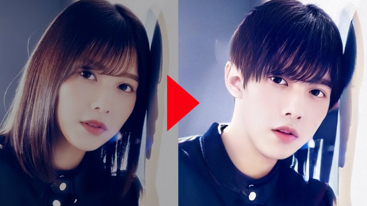 欅坂46をイケメンっぽくしてみました