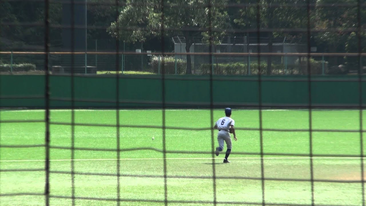 鹿児島城西高 石神 聖貴 選手 センター前ヒット