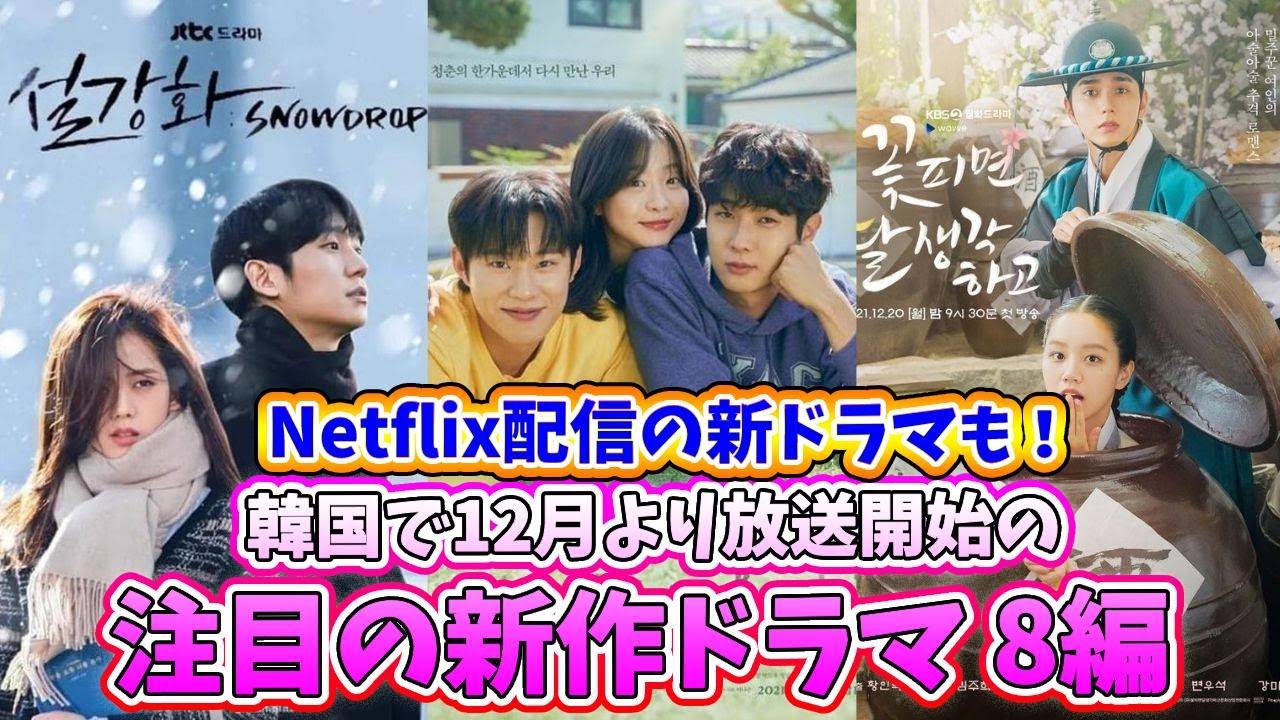 【最新】🌟韓国で12月より放送開始予定の注目の新作ドラマ8編🌟Netflix配信の新ドラマも有り!チェ・ウシク、ユ・スンホ、イ・ドンウク主演のドラマに、チョン・ヘイン・ジス共演の話題のドラマも登場