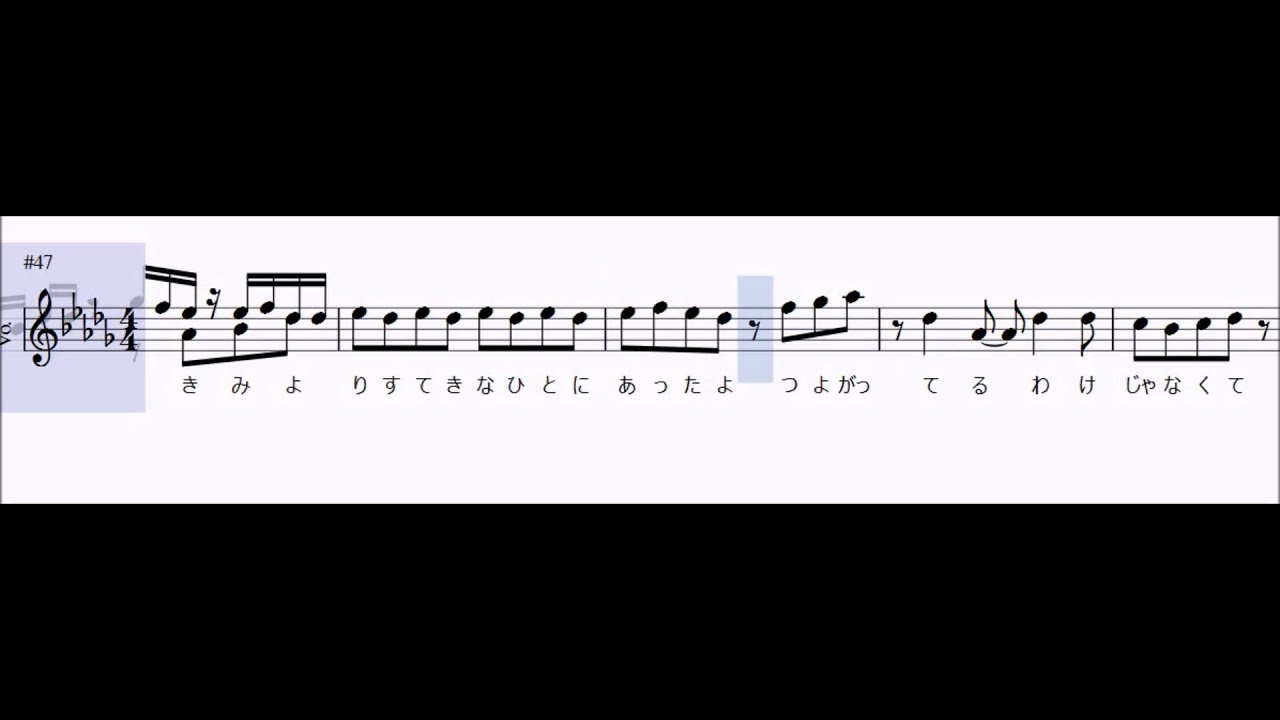 【メロディ楽譜】剛力彩芽 くやしいけど大事な人