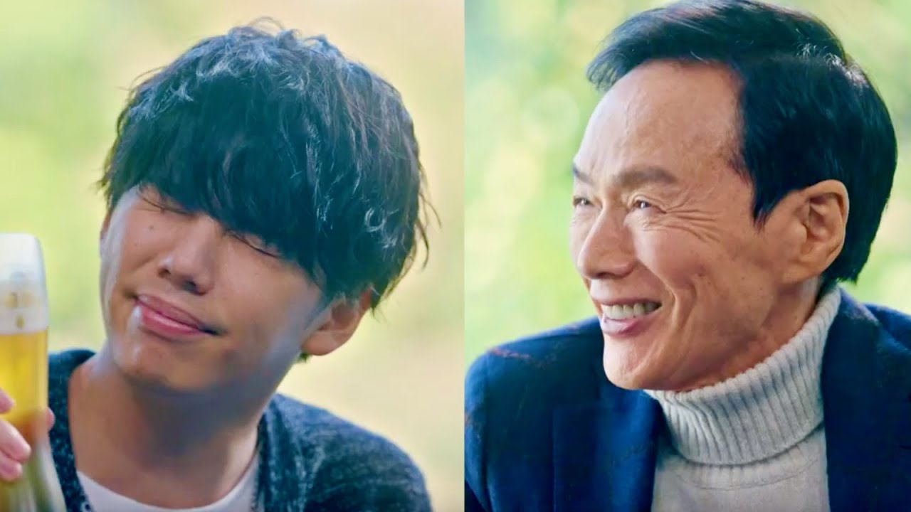 森進一、Hiro(MY FIRST STORY)と親子で初サシ飲み/「キリン一番搾り 糖質ゼロ」Webムービー