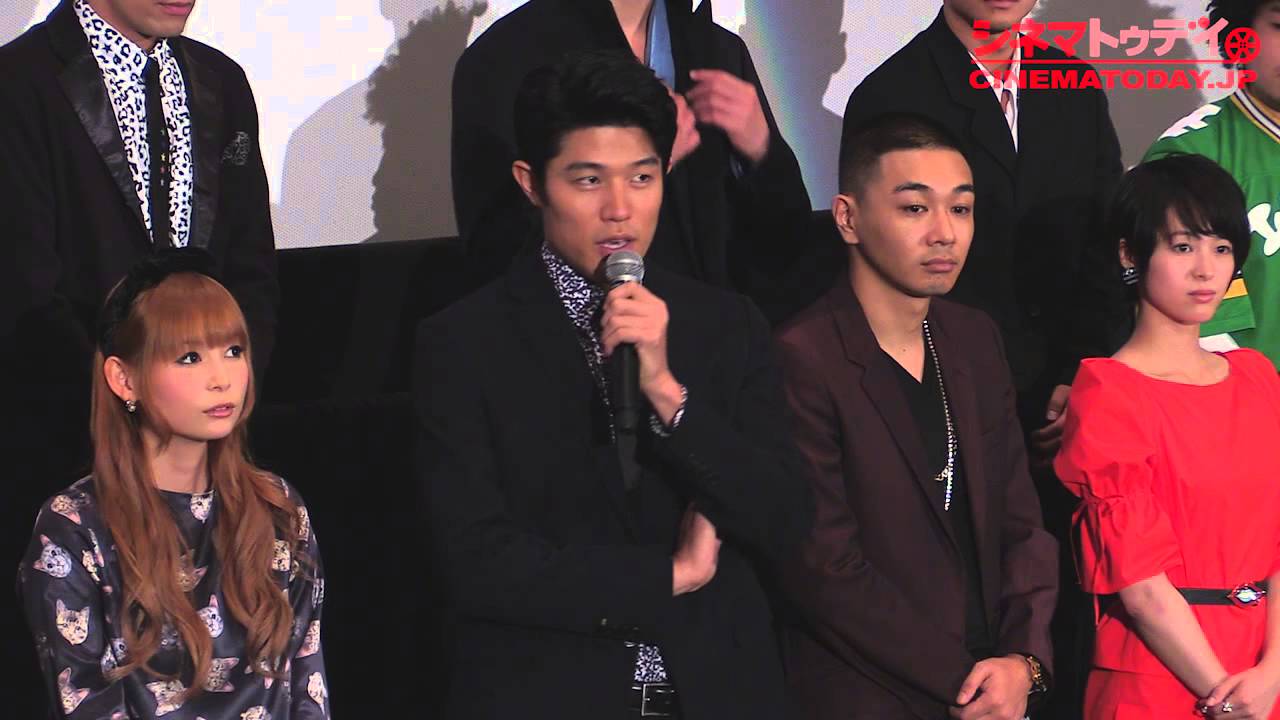 鈴木亮平、生ラップ披露!映画『TOKYO TRIBE』初日舞台あいさつ