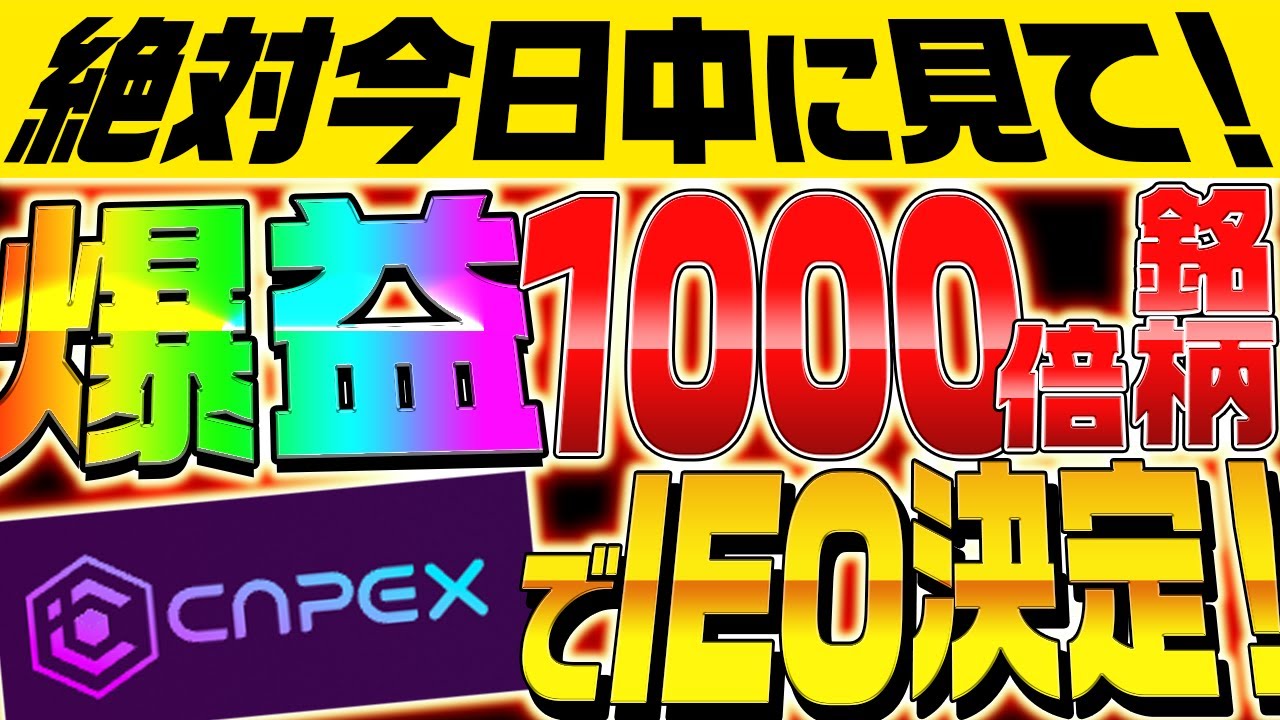 【仮想通貨】超大穴1000倍銘柄!IEOされる取引所が判明!今なら大手取引所IEO前に仕込める!【Libes】【BES】