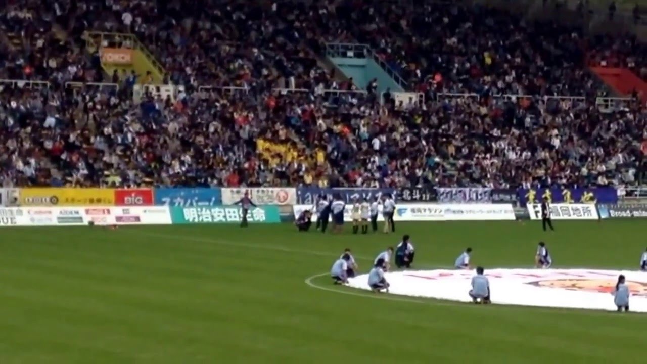 2015/11/14 福岡-愛媛FC HKT48穴井千尋さん・兒玉遥さんの応援レクチャー