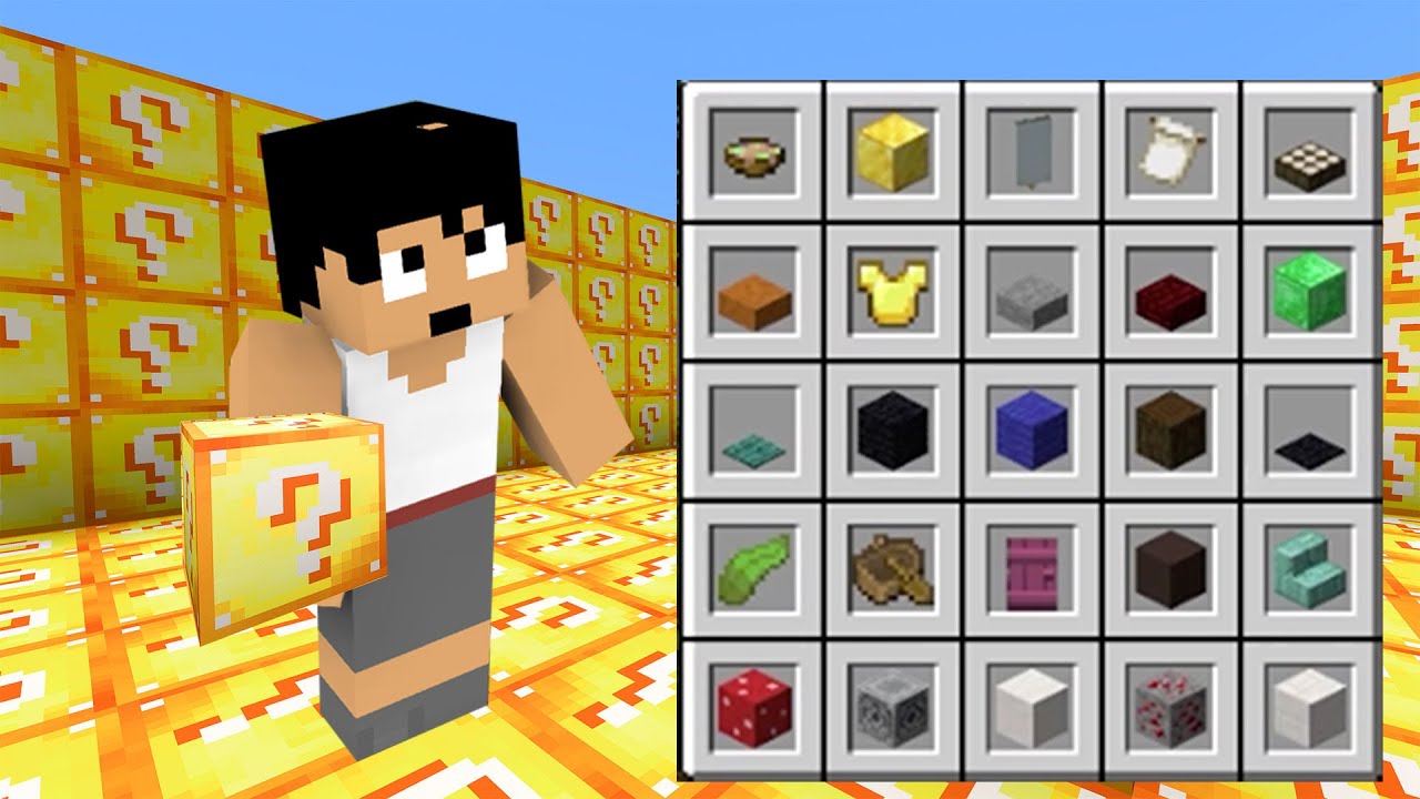 ビンゴ対決ラッキーブロックでやったら余裕じゃね?【マイクラ】