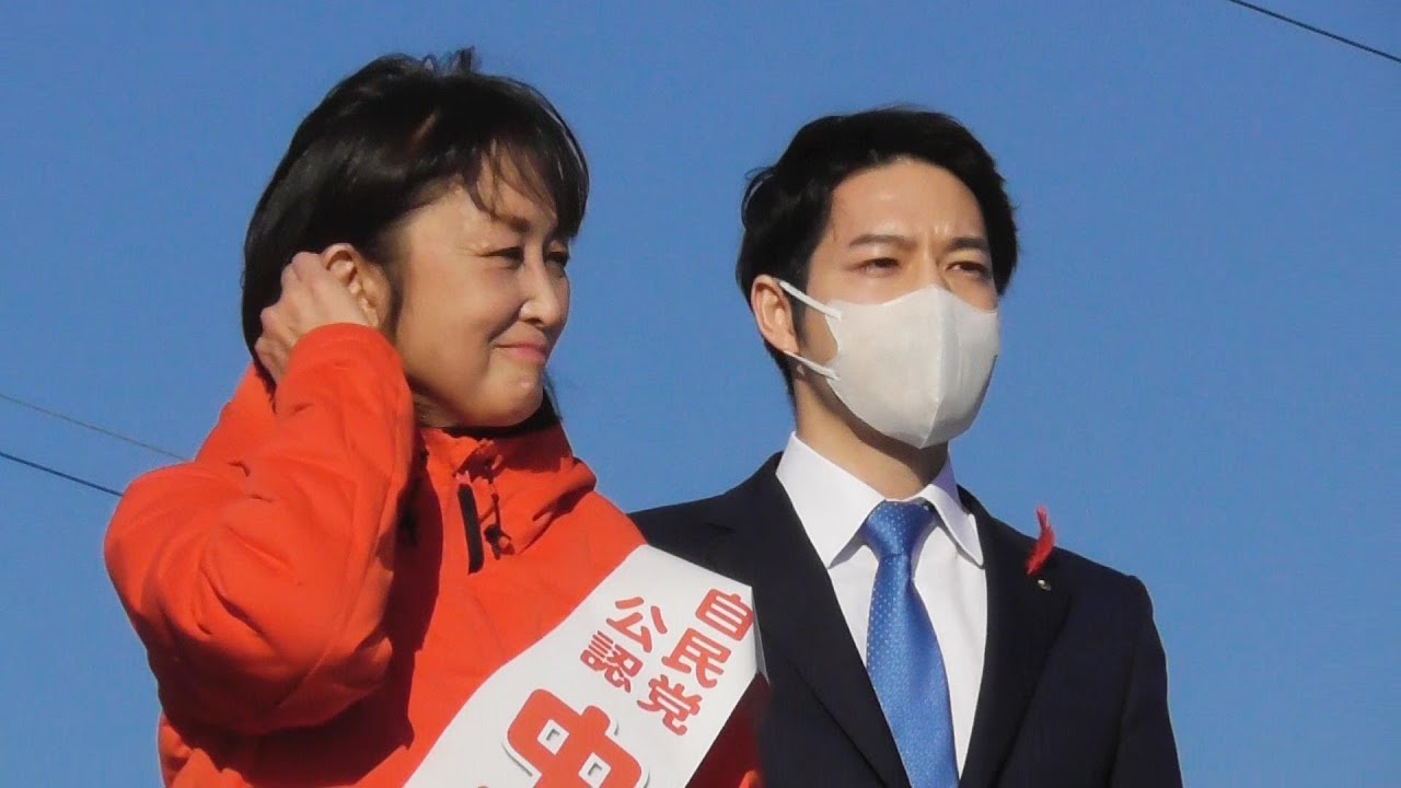 鈴木直道北海道知事が中川ゆうこ北海道11区衆議院議員選挙の応援に駆けつけてくれました。2021年10月24日、フクハラ弥生店。