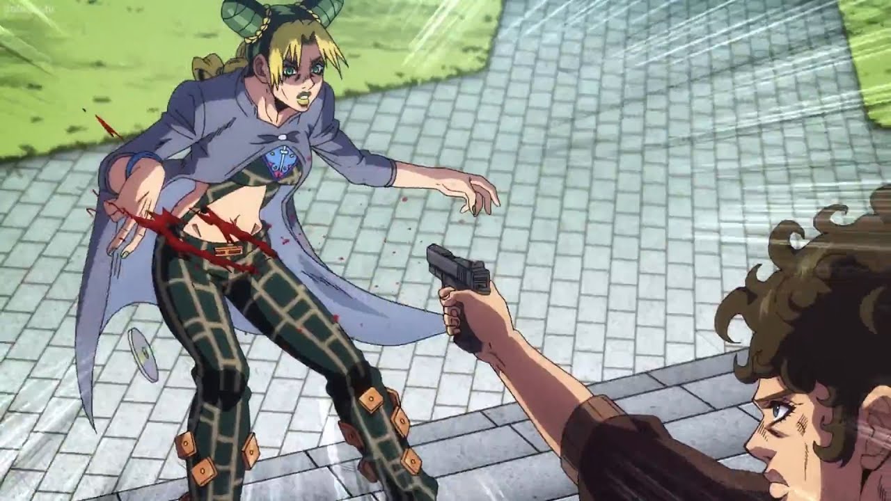 ジョジョの奇妙な冒険 ストーンオーシャン | 刑務所から脱出しようとしたときに徐倫が暗殺された | Jolyne was assassinated