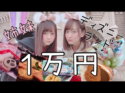 【ディズニー】ディズニーランドで1万円使い切る【姉妹】