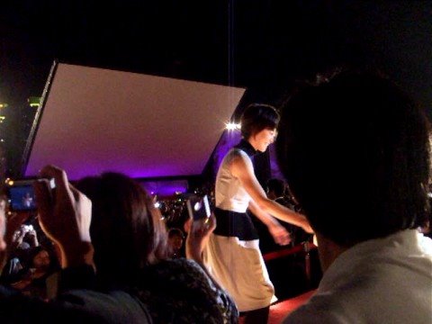 釜山国際映画祭:レッドカーペット(上野樹里)