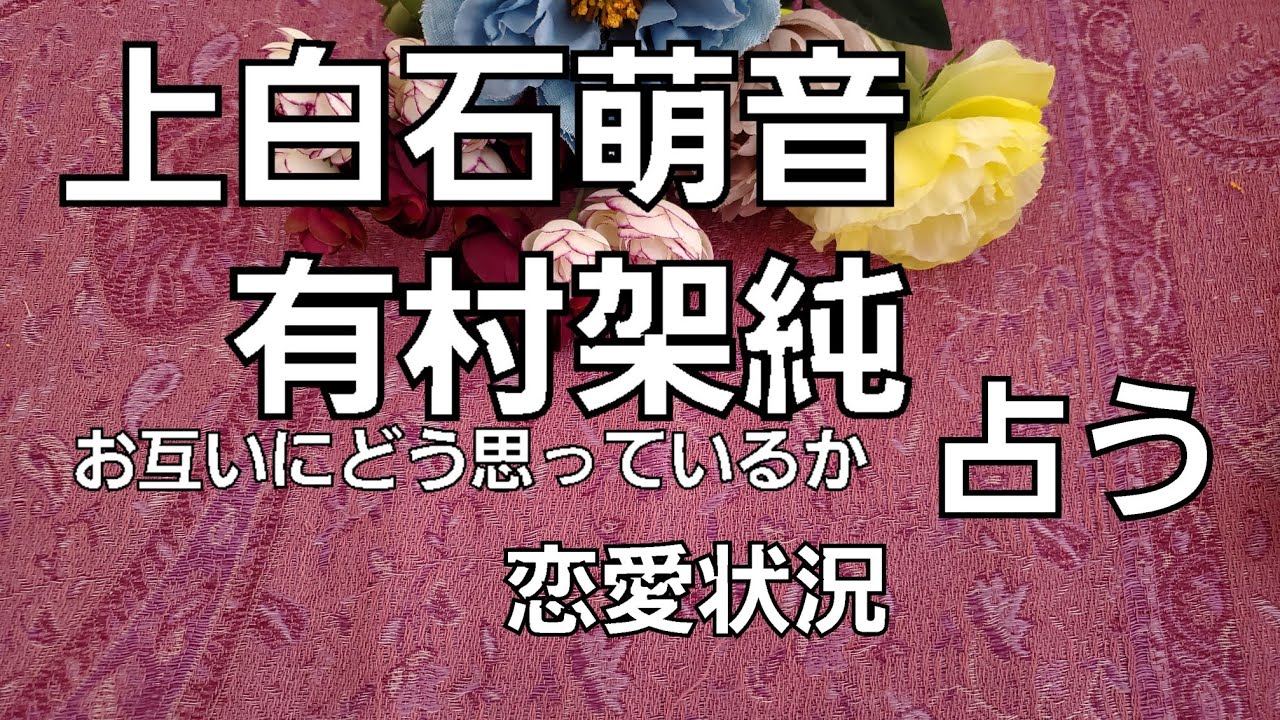 【占い】上白石萌音、有村架純お互いにどう思っているか、恋愛状況をタロットでみた