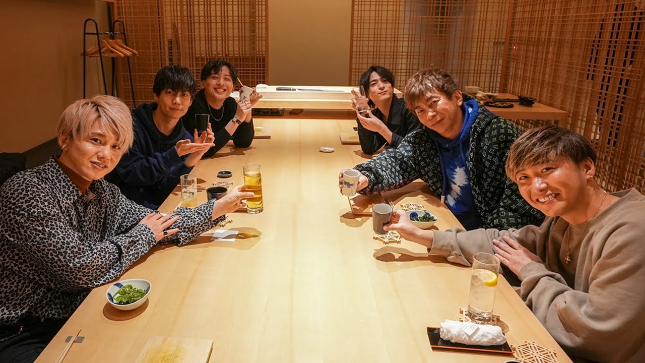 Da-iCEのみんなとレコ大の祝勝会で最高級の寿司をくらう