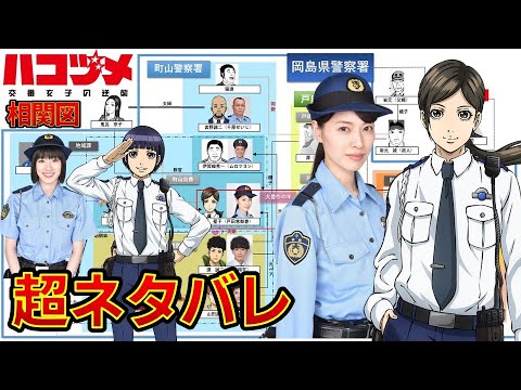 【ハコヅメ】 相関図 〜交番女子の逆襲〜 ネタバレ注意 アニメ×漫画×TVドラマ 戸田恵梨香&永野芽郁 W主演 講談社 モーニング 小学館漫画賞受賞作 泰三子 女性警察官の内情を描いた警察日常マンガ