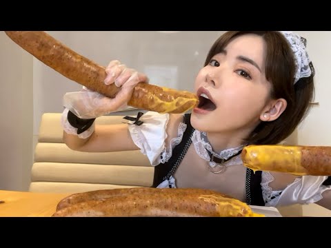 深田えいみが巨大ウインナー食べたらヤバ過ぎたww
