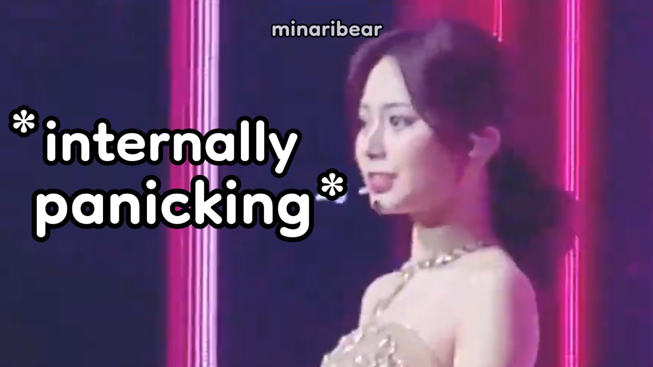 tzuyu *embarrassed* after making this mistake (ft. backup dancer)