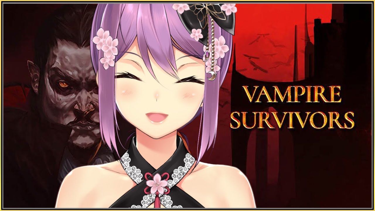 【Vampire Survivors】 脳筋突撃でもクリアできますか?【にじさんじ/桜凛月】