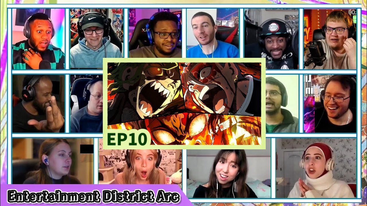 『歓楽街アーク』EP10リアクションマッシュアップ||鬼滅の刃鬼滅の刃シーズン2