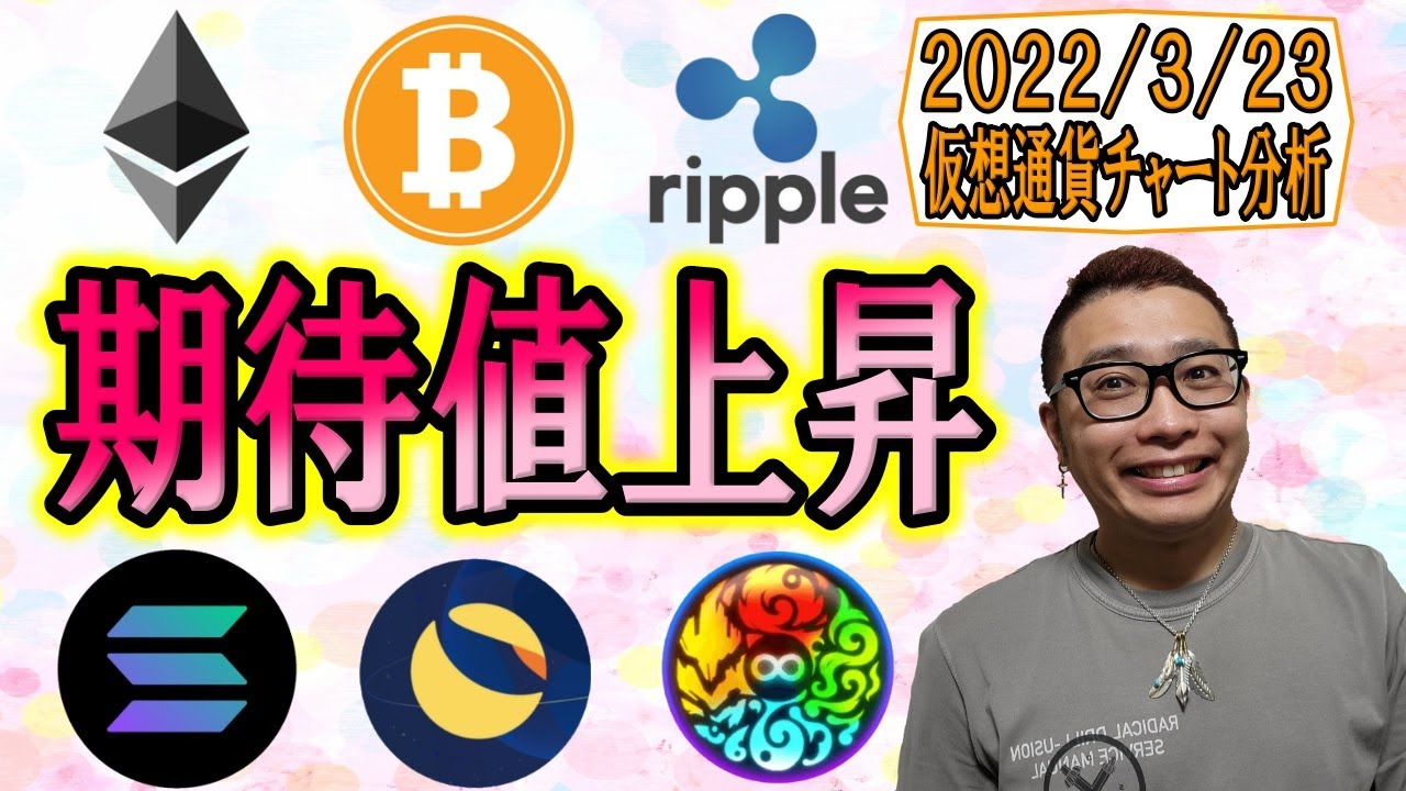 【仮想通貨 ビットコインBTC & アルトコイン 分析】期待値上昇中!!