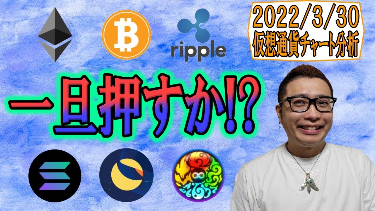 【仮想通貨 ビットコインBTC & アルトコイン 分析】一旦押し目を作るか!?