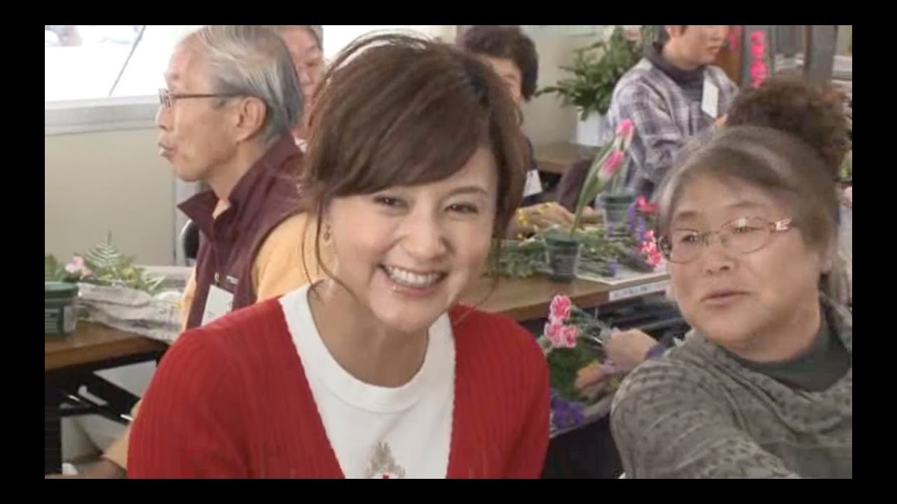 日赤近衞忠煇社長、藤原紀香さん被災地訪問