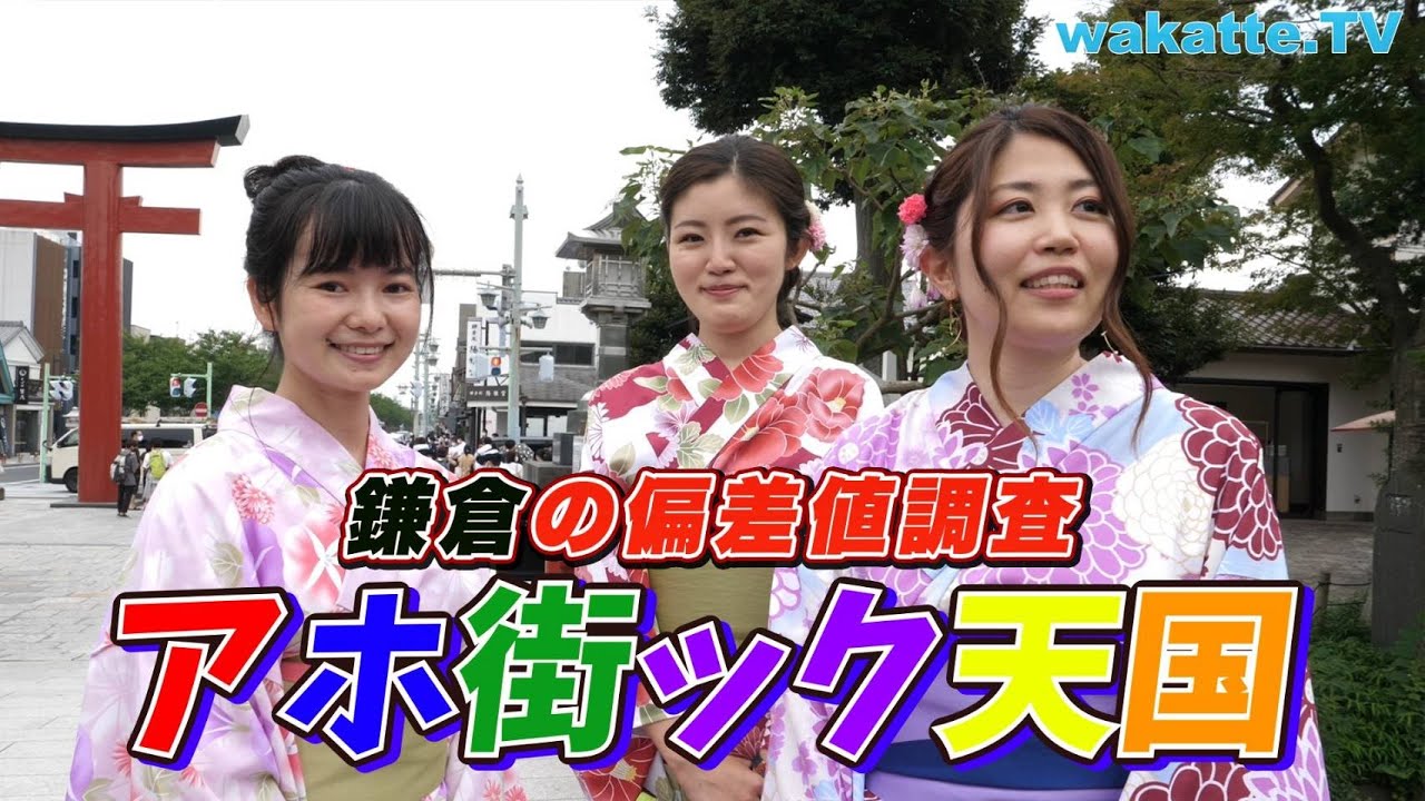 高学歴連発!?歴史の街、鎌倉でアホ街ック天国!【wakatte.TV】#400