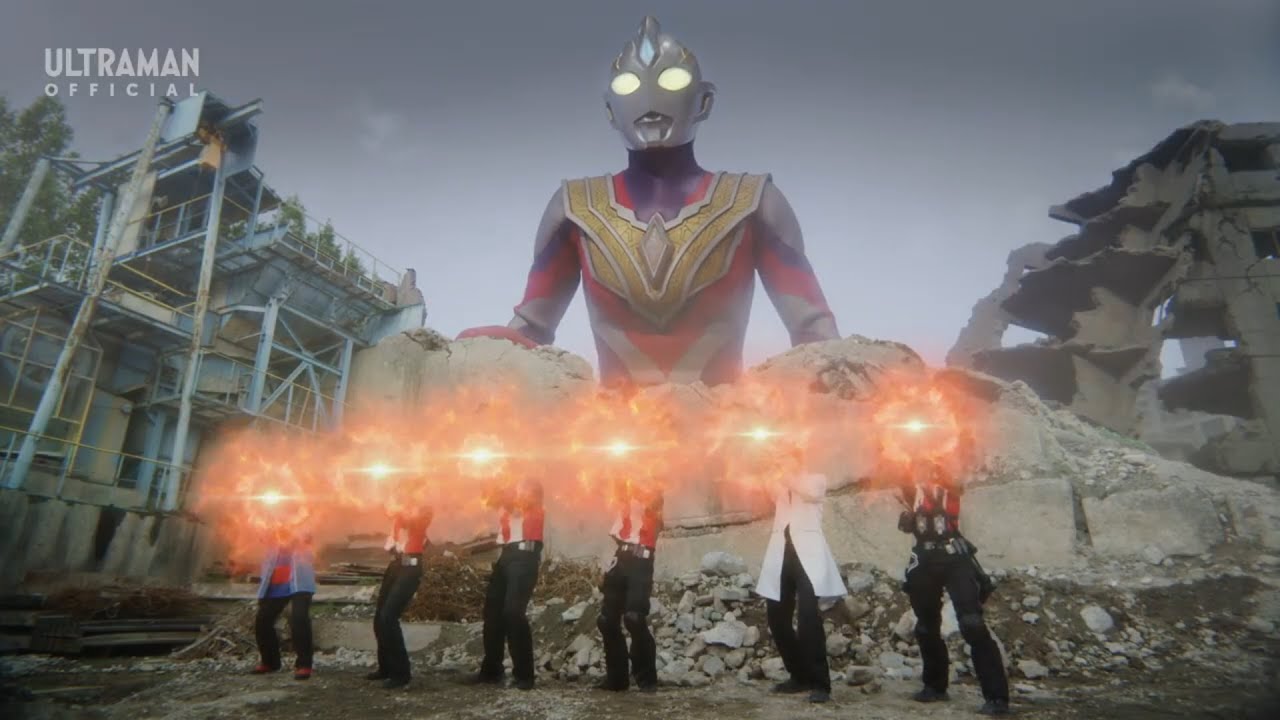 Ultraman Trigger Human Winning Moment
