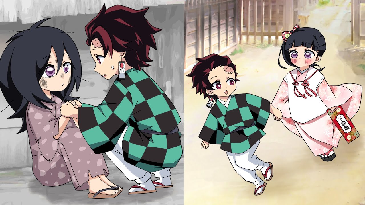 【鬼滅の刃】カナヲの捨て子時代と炭治郎との出会い。カナエとしのぶに拾われて七五三をあげたお話【炭カナ/刀鍛冶の里編/遊郭編/きめつのやいば/声真似】