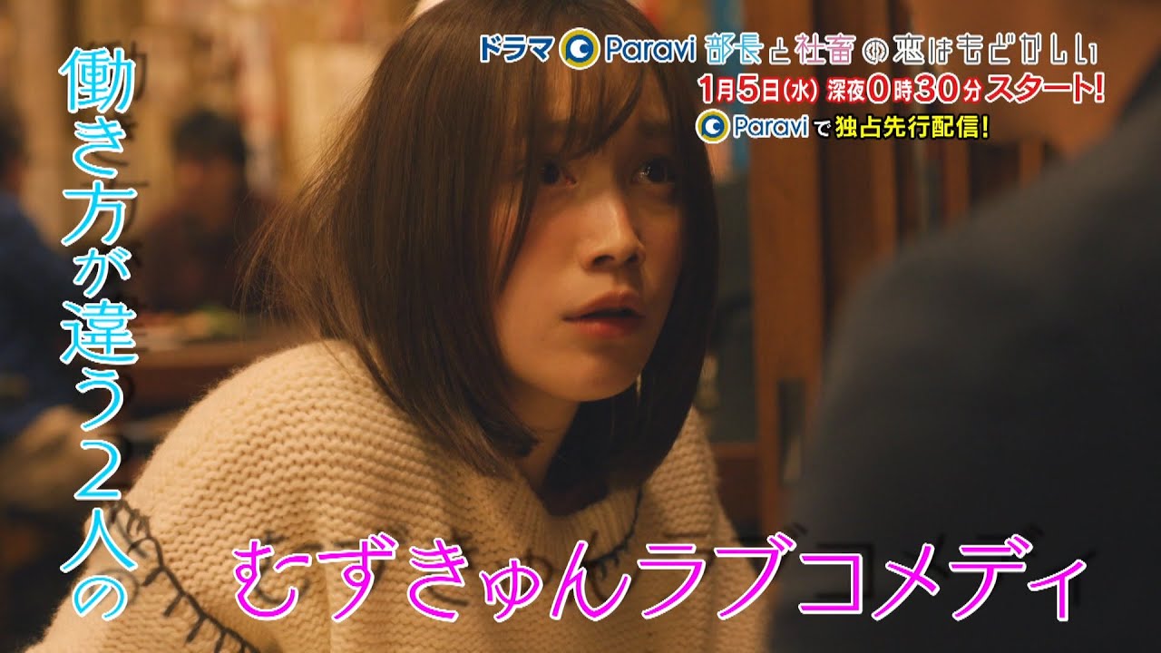 ドラマParavi 部長と社畜の恋はもどかしい 第1話