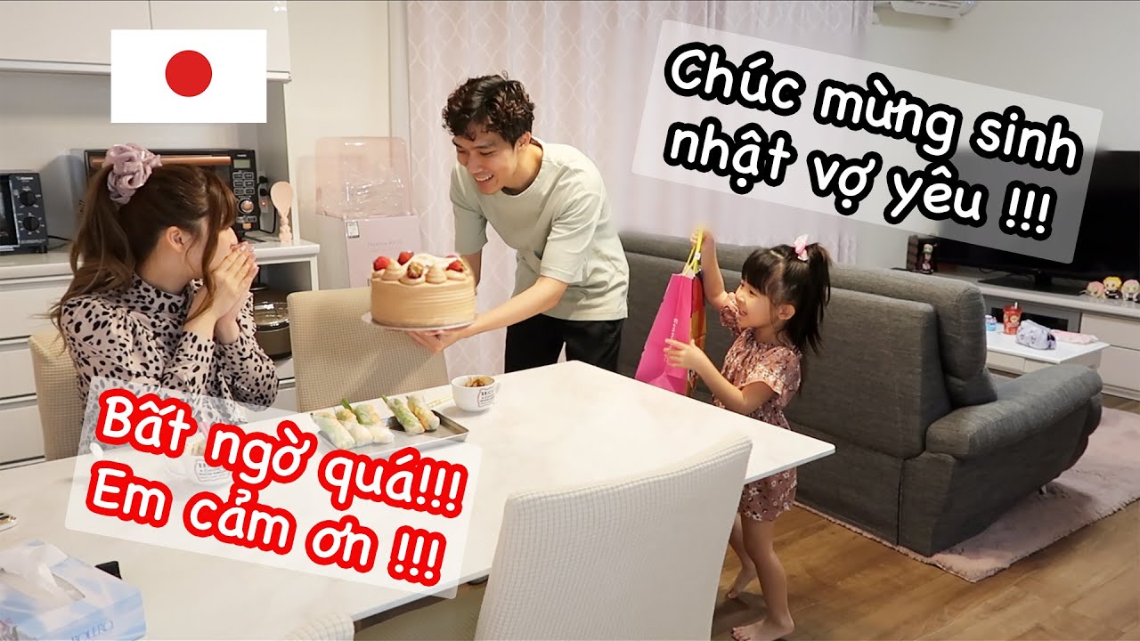 Âm Thầm Đi Mua Quà Tổ Chức Sinh Nhật Bất Ngờ Cho Cô Vợ Nhật | Happy Birthday to Megumi