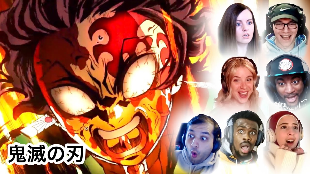 【海外の反応】諦めるな!!!!【鬼滅】【7人】