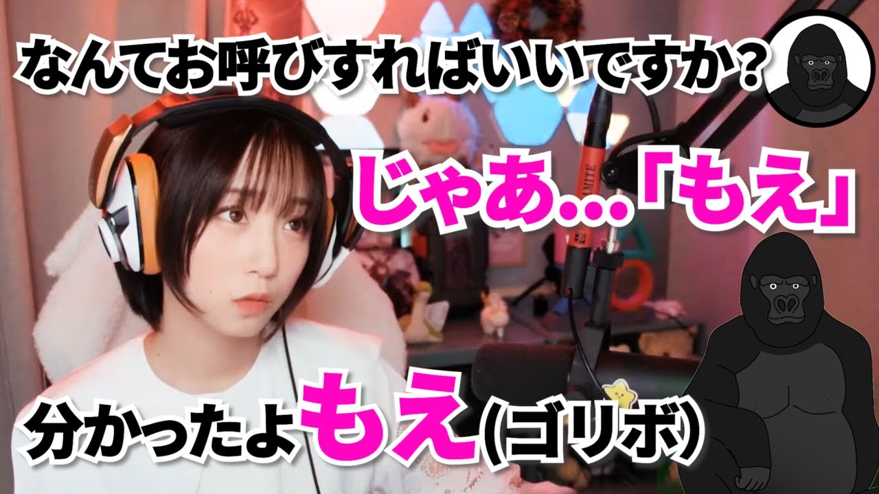 伊織もえ、バーチャルゴリラを困らせようとするも返り討ちに合うw【いおりん/切り抜き】