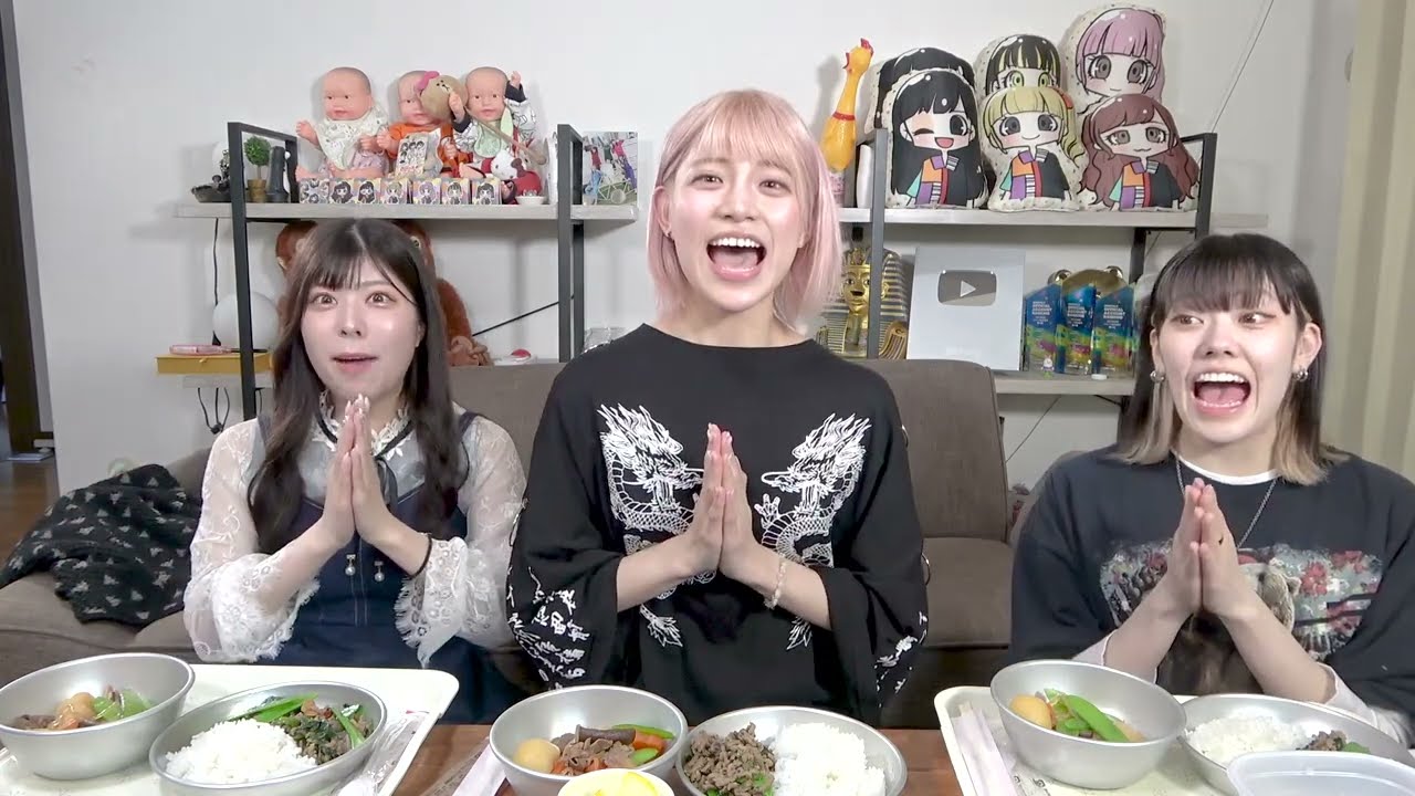 【ゆあてゃん食堂】給食食べてたら、池田エライザさん登場