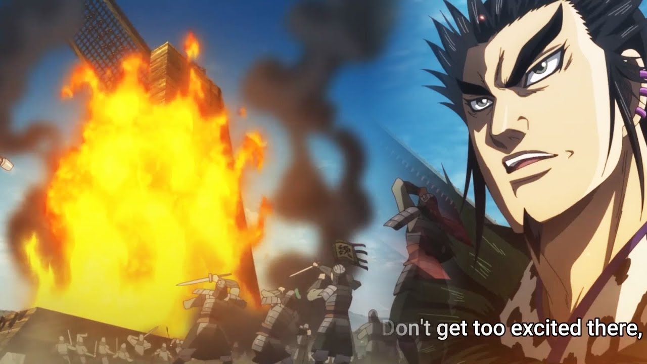 桓騎は敵の巨大な攻城塔を燃やす| Huan Yi Burns The Enemy's Giant Siege Tower | キングダム 第3シリーズ | Kingdom 3 #2