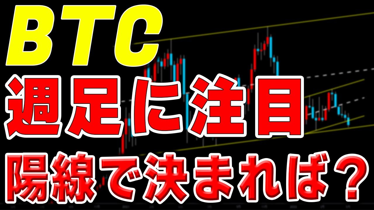【仮想通貨ビットコイン】上髭が長く実体の小さい陽線は上昇のサイン?!週足の確定を待て。窓も忘れるな!
