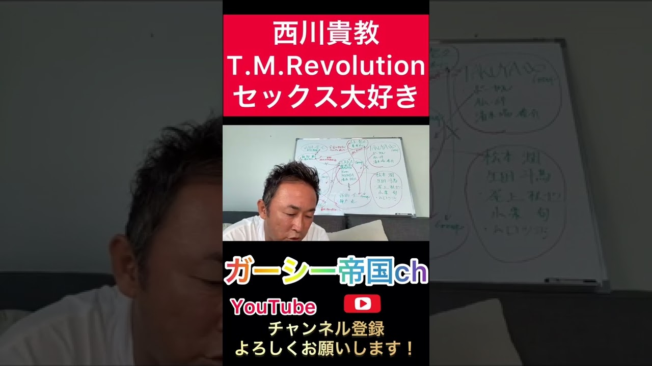 セ○クス大好き❤絶倫兄貴 西川貴教(ガーシー切り抜き)