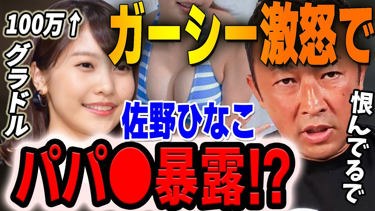 【グラドルの闇】ガーシー激怒!!佐野ひなこのパパ●を暴露するで!!