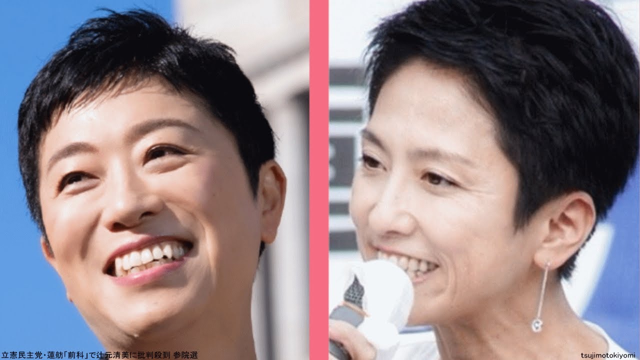 立憲民主党・蓮舫「前科」で辻元清美に批判殺到 参院選