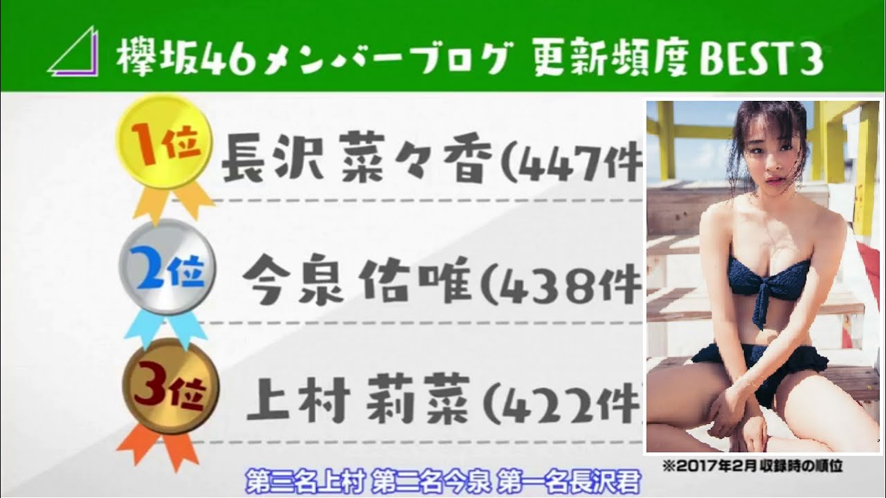 欅って、書けない?🅷🅾🆃欅坂46 2017年3月5日