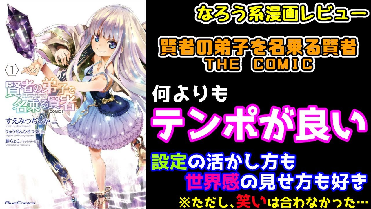 【なろう系漫画レビュー特別編】テンプレとオリジナルが合わさり最強に見える『賢者の弟子を名乗る賢者 THE COMIC』【企業案件】